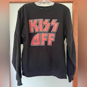 NWT KISS OFF Sweatshirt